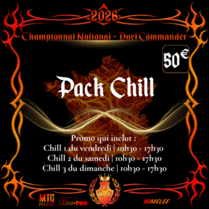 Pack Chill (vendredi / samedi / dimanche)